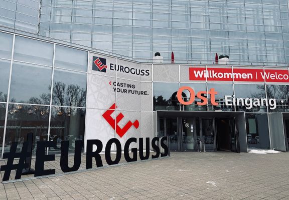 Immagine ingresso Centro Fiera Norimberga Euroguss 2026, partecipazione di Maicopresse SpA